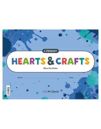 6PRI HEARTS & CRAFTS BLUE...